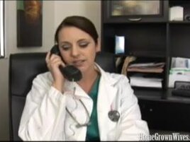 Homegrownwives ginormous hooter dark haired tears up her patient