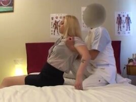 White chicks rubbed by Japanese Masseur Part 1