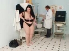 Ginormous breasts large mom rosana gyno doctor examination