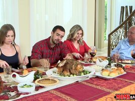 Moms Bang Teenage masturbation getting off-getting off Horny Family Thanksgiving