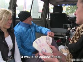 Czech couple agrees on swinger sex for money