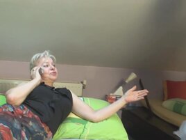 Hot blonde mommy begging to get destroyed by his dick