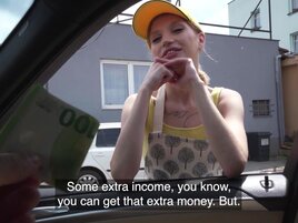 He calls the barista and offers her extra cash for sex