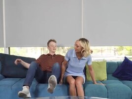 Cherie DeVille invites her stepdaughter to fuck this dude