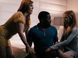 Stepmom Lauren Phillips makes this freaky threesome a reality