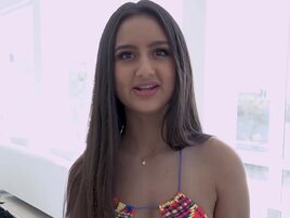 Naughty teen Eliza Ibarra fucks her tutor after school