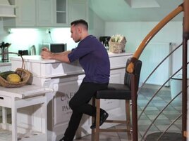 Consoling my hung stepbrother with my wet tight pussy