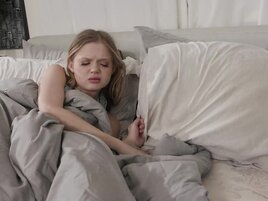 Petite blonde teen is challenged by her first BBC fucking