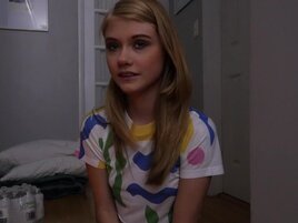 Hottie scared of storm so she needs stepbrother's boner