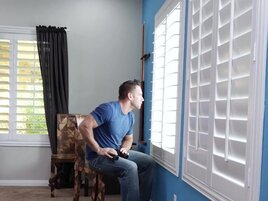 Dirty whore Lily Lane is done with her pervy neighbor