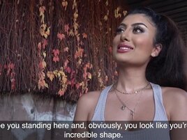 Indian girl from the UK getting off on a nice white dick