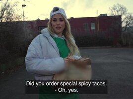 Blonde loves tacos and hardcore fuck-os in POV as well