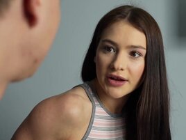 Military daddy fucks her tight and ripe teen pussy