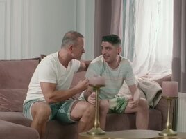 Old guy is going to screw her brilliant fucking vag