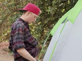 Sensational girls fuck before one lucky dude joins the fun