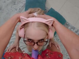 It’s amazing just how deep she takes it in this clip