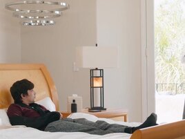 Hot older lady wants to pity-fuck her injured stepson