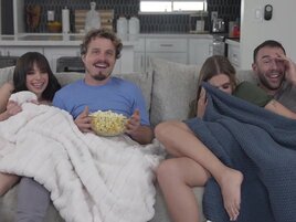 Foursome with filthy ladies who want hard dicks