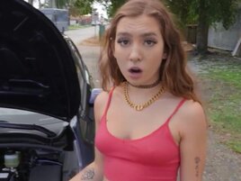 Girl rubs her cunt to reach an orgasm on his hard cock