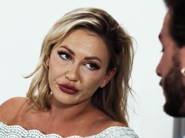 Supposedly lesbian lady gets fucked by young dick