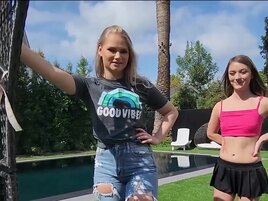 Cute clip with cuter girls who just wanna fuck stepbro