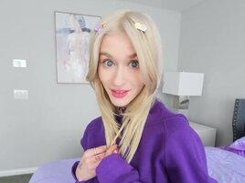 Petite blonde stepsister is going to get ass-fucked deep