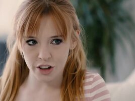 Madi Collins is a hot redhead who wants his dick deeper