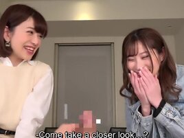 CFNM porn experience with two cute Japanese ladies