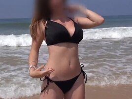 18-year-old rocks a sexy bikini and then teases a lot