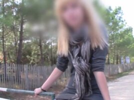 19-year-old exposes her freshly shaved little pussy