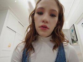 Tiny girl in a slutty outfit wants to get dick in POV