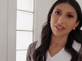 Stepmom teams up with his girlfriend for an FFM