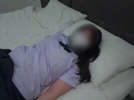 Thai babe with a natural pussy gets fucked silly