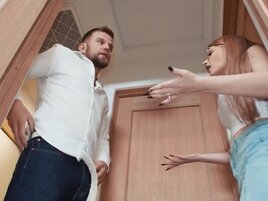Tanned teaser is going to fuck her own stepfather