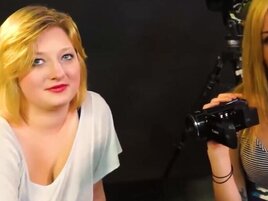 Blondes with hot bodies are fucking the same creeper