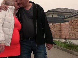MILF and a slut are having sex with an old man