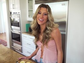 Addison Vodka takes on a girthy BBC in the kitchen