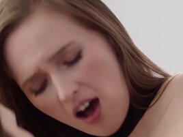The photoshoot turns into an FMF threesome for two sluts