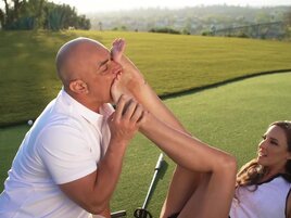 Foot fetish fuck with Amirah Adara looking chic